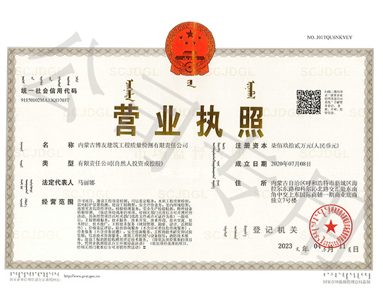 公司营业执照